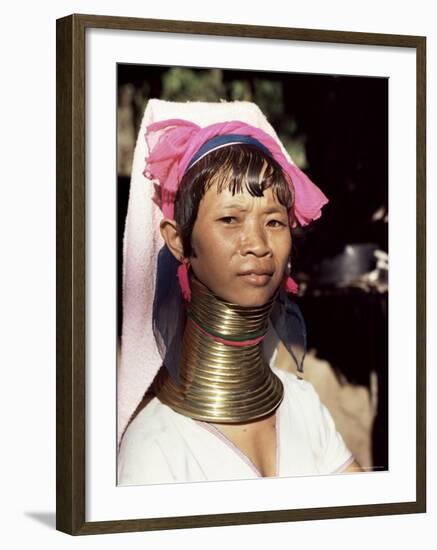 Paduang Woman (Long-Necked People) (Long-Necked Karen), Thai/Burma Border Thailand-Occidor Ltd-Framed Photographic Print