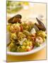 Paella with Mussels and Shrimps-Kai Schwabe-Mounted Photographic Print