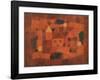 Paesaggio al Tramonto, c.1923-Paul Klee-Framed Art Print