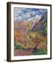 Paesaggio d'autunno-Giovanni Giacometti-Framed Giclee Print