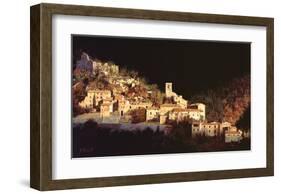 Paesaggio Scuro-Guido Borelli-Framed Art Print