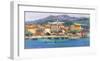 Paese sul Lago-Luigi Florio-Framed Art Print