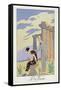 Paestum, 1924 (Pochoir Print)-Georges Barbier-Framed Stretched Canvas