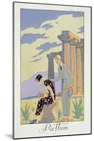 Paestum, 1924 (Pochoir Print)-Georges Barbier-Mounted Giclee Print