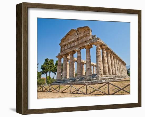 Paestum Temple - Italy-PerseoMedusa-Framed Photographic Print