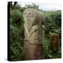 Pagan Celtic Stone Janus-Head Figure, Boa Island, Co.Fermanagh, Ireland-CM Dixon-Stretched Canvas