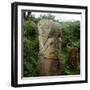 Pagan Celtic Stone Janus-Head Figure, Boa Island, Co.Fermanagh, Ireland-CM Dixon-Framed Photographic Print