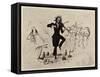 PAGANINI Niccolo by J-Johann Peter Lyser-Framed Stretched Canvas