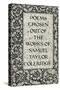 Page Decoration for 'Poems Chosen out of the Works of Samuel Taylor Coleridge', Published by Kelmsc-William Morris-Stretched Canvas