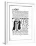 Page Decoration from the Four Gospels, 1931-Eric Gill-Framed Giclee Print