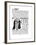 Page Decoration from the Four Gospels, 1931-Eric Gill-Framed Giclee Print