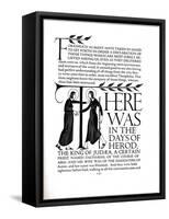 Page Decoration from the Four Gospels, 1931-Eric Gill-Framed Stretched Canvas