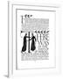 Page Decoration from the Four Gospels, 1931-Eric Gill-Framed Giclee Print