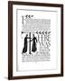 Page Decoration from the Four Gospels, 1931-Eric Gill-Framed Giclee Print