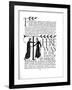 Page Decoration from the Four Gospels, 1931-Eric Gill-Framed Giclee Print