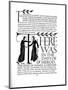 Page Decoration from the Four Gospels, 1931-Eric Gill-Mounted Giclee Print