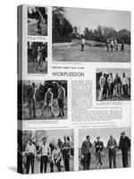 Page Devoted to Scenes of Worplesdon Golf Club During the 1960s-null-Stretched Canvas