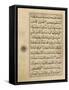 Page from a 16th Century Ottoman Copy of the Koran Hand-Written-null-Framed Stretched Canvas