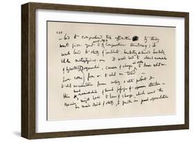 Page from a Darwin Notebook of 1837, from 'The Life and Letters of Charles Darwin', Volume II,…-Charles Darwin-Framed Giclee Print