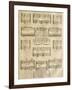Page from a Didactic Treatise on the Study of the Music Dictation-Francois Couperin-Framed Giclee Print