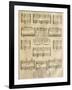 Page from a Didactic Treatise on the Study of the Music Dictation-Francois Couperin-Framed Giclee Print