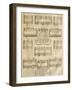 Page from a Didactic Treatise on the Study of the Music Dictation-Francois Couperin-Framed Giclee Print