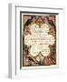 Page from a Hebrew Bible with Birds, 1299-Joseph Asarfati-Framed Giclee Print