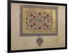 Page from a Koran Manuscript, Illuminated by Mohammad Ebn Aibak, Il-Khanid Period-null-Framed Giclee Print