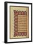 Page from a Koran Manuscript-null-Framed Giclee Print