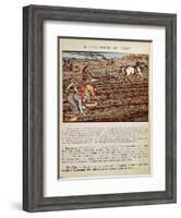 Page from a School Textbook Illustrating the Cultivation of the Potato, c.1910-null-Framed Giclee Print