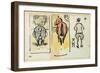 Page from a Scrapbook Containing 43 Sketches-Joseph Crawhall-Framed Giclee Print