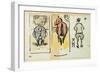 Page from a Scrapbook Containing 43 Sketches-Joseph Crawhall-Framed Giclee Print