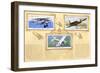 Page from Aircraft of the Royal Air Force Card Album-null-Framed Art Print