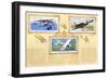 Page from Aircraft of the Royal Air Force Card Album-null-Framed Art Print