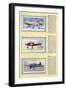 Page from an Album of Aeroplanes (Civil) for Cigarette Cards-null-Framed Art Print