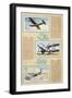 Page from an Album of International Air Liners for Cigarette Cards-null-Framed Art Print