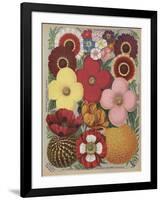 Page from Flower Catalogue-null-Framed Giclee Print