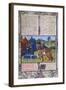 Page from Le Livre De Lancelot Du Lac (The Book of Sir Lancelot of the Lak), 15th Century-null-Framed Giclee Print