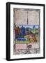 Page from Le Livre De Lancelot Du Lac (The Book of Sir Lancelot of the Lak), 15th Century-null-Framed Giclee Print