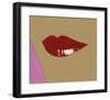 Page from Lips Book, c.1975-Andy Warhol-Framed Giclee Print