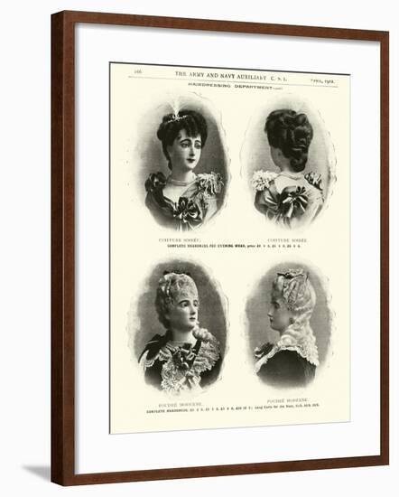 Page from the Army and Navy Catalogue, April 1902-null-Framed Giclee Print