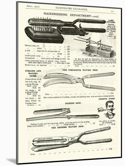 Page from the Army and Navy Catalogue, April 1902-null-Mounted Giclee Print