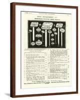 Page from the Army and Navy Catalogue, April 1902-null-Framed Giclee Print