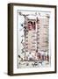 Page from the Belleville Breviary 1323-1326-Jean Pucelle-Framed Giclee Print