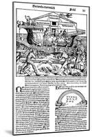 Page from the Book the Nuremberg Chronicle, 1493-Michael Wolgemut-Mounted Giclee Print