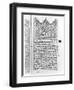 Page from the "Canon of Medicine" by Avicenna-null-Framed Giclee Print