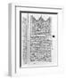 Page from the "Canon of Medicine" by Avicenna-null-Framed Giclee Print