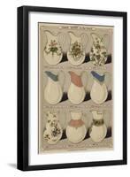 Page from the Catalogue of the Grand Depot De Porcelaines, Faiences Et Verreries-null-Framed Premium Giclee Print