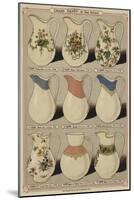 Page from the Catalogue of the Grand Depot De Porcelaines, Faiences Et Verreries-null-Mounted Giclee Print