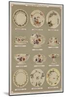 Page from the Catalogue of the Grand Depot De Porcelaines, Faiences Et Verreries-null-Mounted Giclee Print